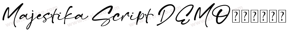 Majestika Script DEMO字体转换